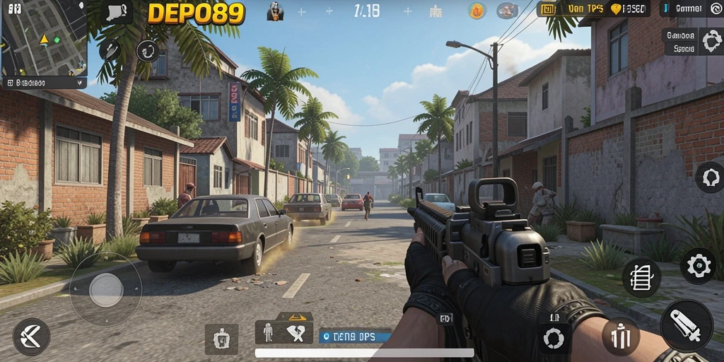 Tampilan gameplay seru dan grafis yang memukau di DEPO89.